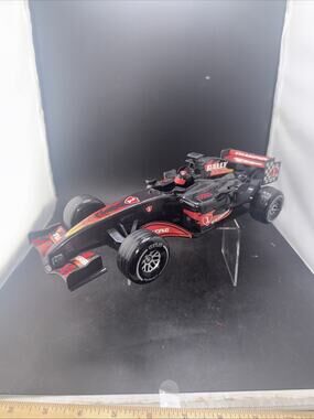 Surge Racer 1:14 Friction Powered Formula Race Car Lights Sounds Black Red